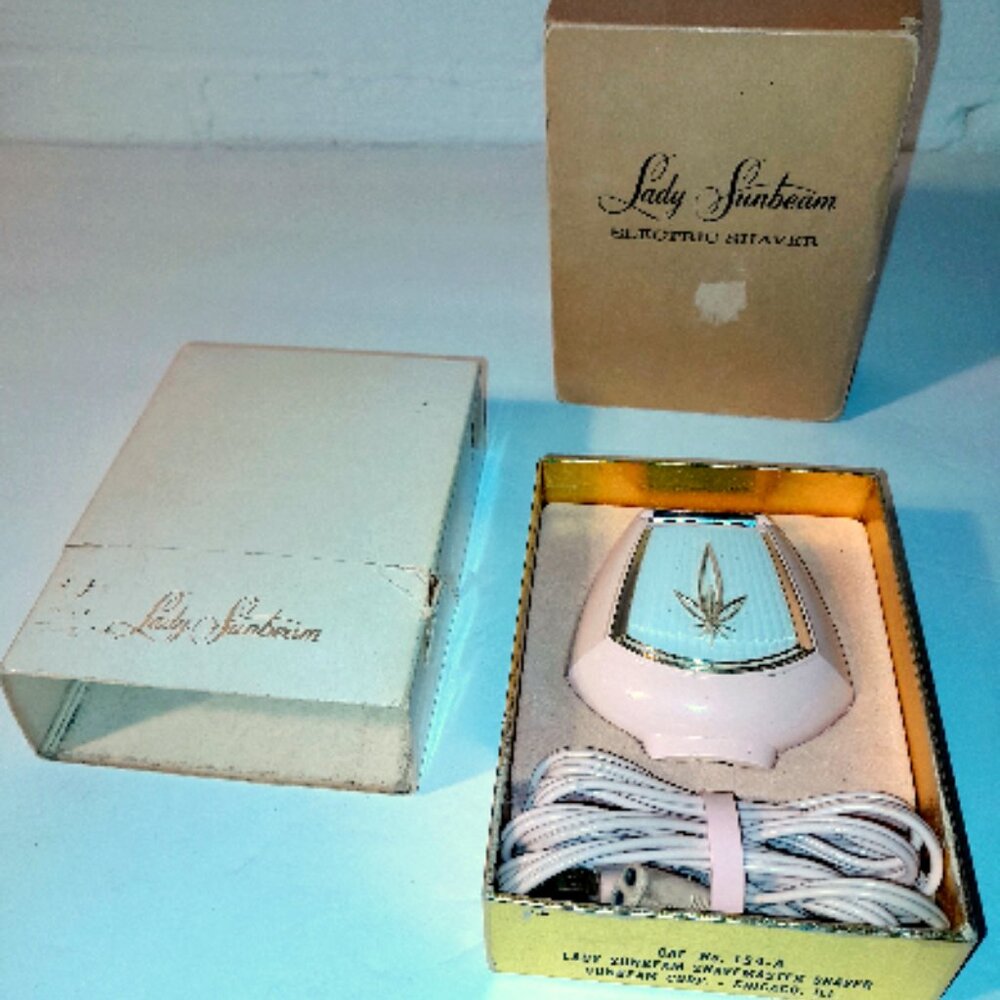 Lady Sunbeam Womens Electric Shaver Razor Shavemaster Underarms Legs LS4A 1960s
